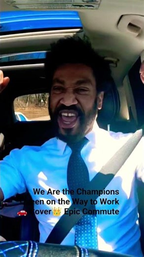 We Are the Champions by Queen on the Way to Work 🚗 Cover👑 Epic Commute