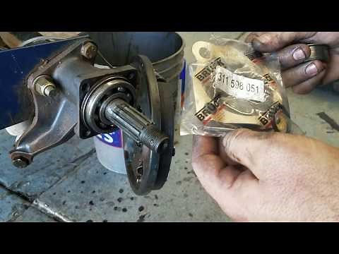 VW swing axle seal repair
