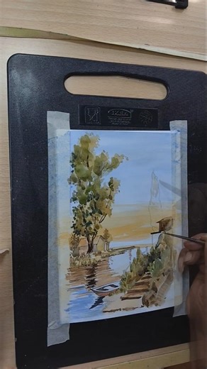 watercolor on printer paper _February 13