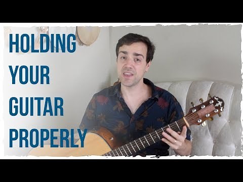 3 Tips For Improving Guitar Posture (How To Hold A Guitar Properly) - Beginner Guitar Lessons