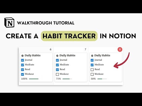 How to Create a Habit Tracker in Notion (Tutorial)