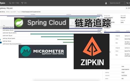 微服务SpringCloud链路追踪之Micrometer Zipkin