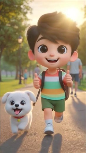 morning walk with buddy