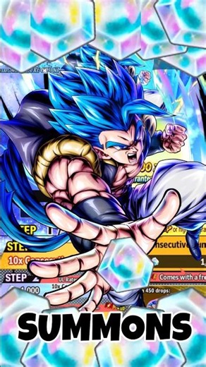 ULTRA SSJB GOGETA SUMMONS #dragonballlegends #shorts