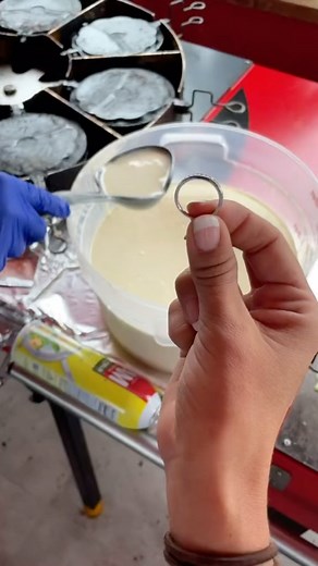 Style Estate Jewelry Blog on Instagram: "Sometimes the sweetest moments are tucked away in the most unexpected places. Today, amidst the golden hues and the inviting aroma of a freshly cooked waffle, was a surprise that changed everything. A delicate ring, nestled between the warm folds of dough, waiting to be discovered. It wasn’t just breakfast; it was a promise, a future, all wrapped up in the shape of a heart. As the waffle iron clanged open, so did a new chapter. Here’s to the love that sur