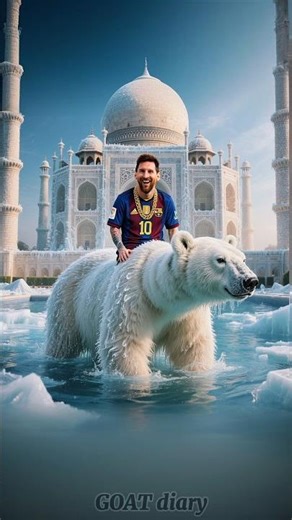 RONALDO WENT FROM BROKEN TO ROYAL KING! MESSI NEVER EXPECTED THIS! 😳❄️ #cr7 #football #shorts #messi