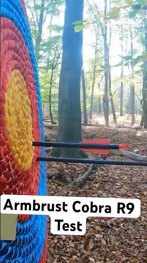 Armbrust Test EK Cobra R9 mit Jagdspitzen und Carbonbolzen
