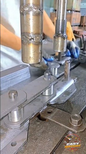 Heavy-Duty Drive Chain Link Pressing & Assembly Process
