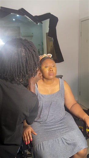 Gele and makeup on point, serving glam with grace! ✨ Your dream look is just one booking away with Diamond. #glambydiamond #makeuparitisinlagos #fyppppp #softglam #partyguest