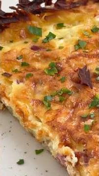 Quiche Sans Pâte Ultra Croustillante 🔥 La Quiche à la Pomme de Terre Incroyable