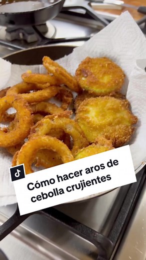 Cómo hacer aros de cebolla crujientes