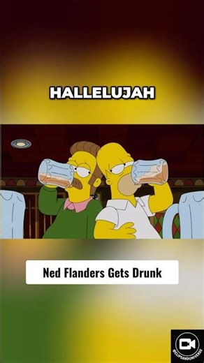 Ned and Homer drank themselves to death at Moe’s 🍺💀