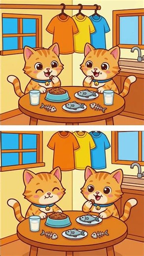 Find 3 Difference | Cat