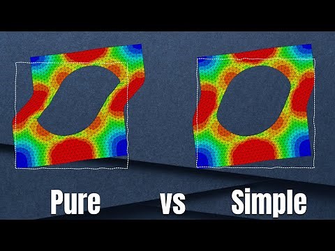 How to create simple and pure shear in ABAQUS