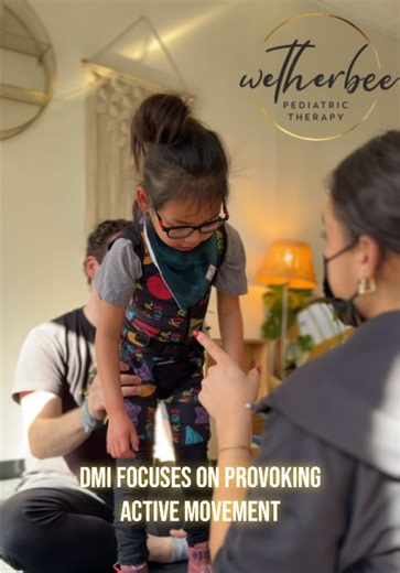 Three facts about DMI (Dynamic Movement Intervention): \t1.\t#DMI focuses on provoking active movement Instead of passive handling, the therapist creates specific challenges that #encourage the #child to initiate and control their own movements. \t2.\tIt builds #strong foundations for functional skills DMI targets head and trunk control, strength, #balance, and alignment — all essential for sitting, standing, and walking. \t3.\tAt our clinic, DMI is delivered with care, play, and expertise Our t