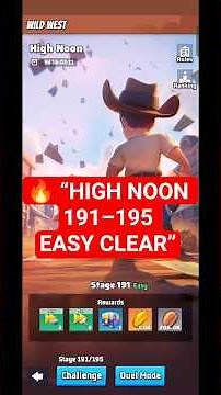 🔥 High Noon Stage 191–195 Guide | Easy Clear Strategy | Last War: Survival #lastwar #highnoon