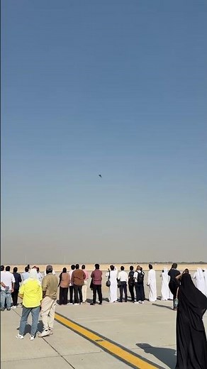 India flight crash during Dubai airshow live HD