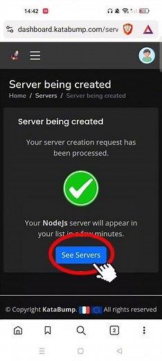 Katabump server create #freeserver #whatsappbot2025