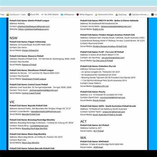 Exciting News for Pinball Fans!🎉 We’ve just launched our IFPA Australian Pinball Clubs page on our website. You can now find and join your local clubs, connect with fellow players, and take part in IFPA-endorsed competitive pinball events across Australia. See link below: 👇 https://www.amdcoinop.com/ifpaaustralianpinballclubs #amd_coinop #sternpinball #pinballadventure #pinball #pinballisfun #flipperkings #pinballcommunity #IFPA #pinballclubs #playpinball | Amusement Machine Distributors