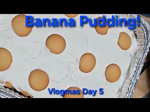 Homemade Banana Pudding Challenge! Vlogmas Day 5! #vlogmas2025 #bananapudding