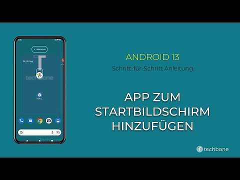 App zum Startbildschirm hinzufügen [Android 13]