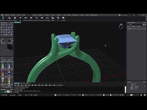 How To Modify Stones In MatrixGold Using Matrix Files - 3D Jewelry Design
