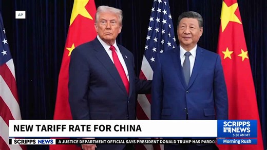 New tariff rate for China begins