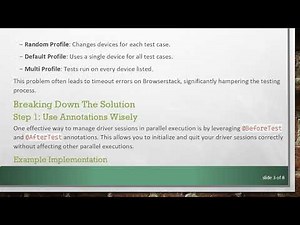 How to Quit Mobile Driver Session in Parallel Execution - TestNG with Browserstack