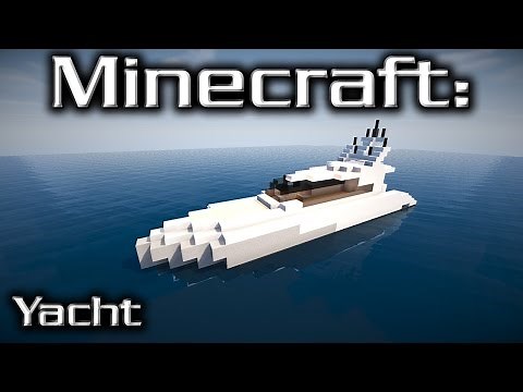 Minecraft: Small Yacht Tutorial 14