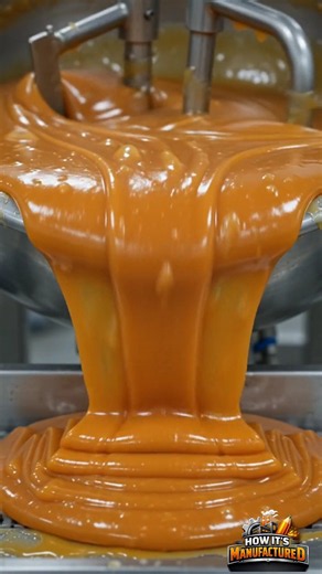 How Papaya Jelly Candy Is Made 🍑🍬 | Inside a Candy Factory #shorts