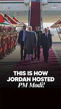 PM Modi Welcomed in Jordan | Diplomatic Visit Highlights