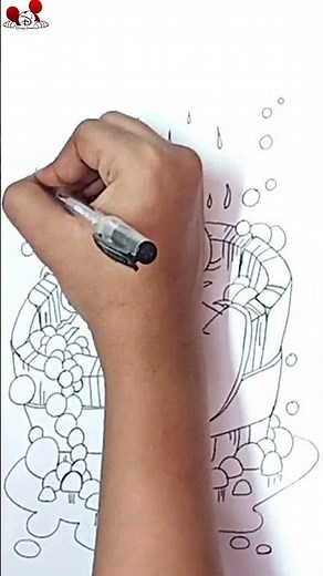 Learn How to Draw Dumbo Splash - Disney Drawing | Baby Elephant | Circus Performer