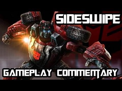 Transformers Fall of Cybertron - Sideswipe Multiplayer Gameplay & Armor Set w/ Commentary