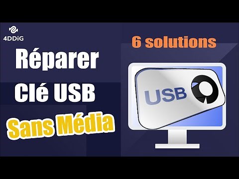 [Résolu] Comment réparer une Clé USB sans média par 6 méthodes ?