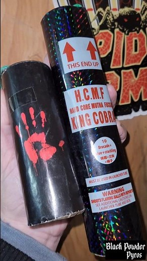 Death Shell Vs. 8" HCMF King Cobra Shell #pyro #firecracker #fireworks #shorts #kingcobra #salutes