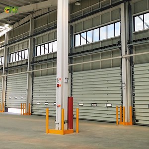 [Hot Item] Builders Storehouse Accordion Folding Warehous E Double Doors Aluminum Warehouse Storage Door for Warehouse