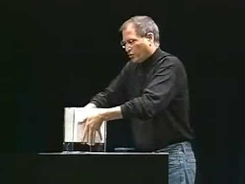 Steve Jobs G4 Cube 2000 Introduction