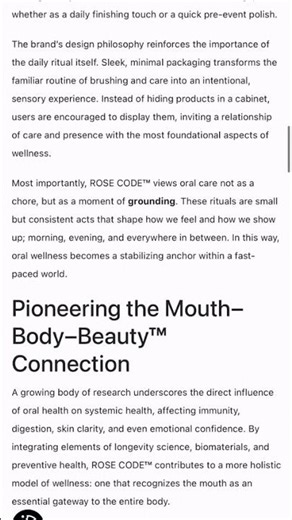 Rose Code Featured in Haute Beauty