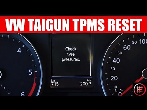 How to reset the Tire Pressure Monitoring System (TPMS) in the VW Taigun