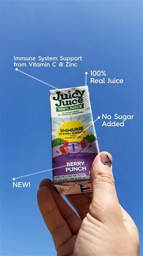 13K views · 75 reactions | The juice you know and love, just with added immune support from Vitamin C and Zinc to keep your littles going.  | Juicy Juice | Facebook