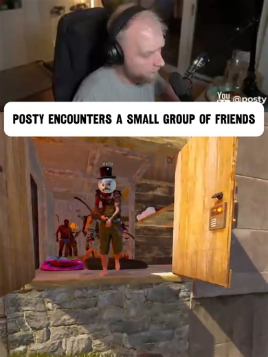 Posty encounters a small group of friends Cred - Posty#posty #rust #rustconsole #rustgame #rustfunnyclips #rustmeme #rustclips #rusttok #rustfyp #fyp #rustteam #rustfunnymoments #gaming #gamingclips #postyrust