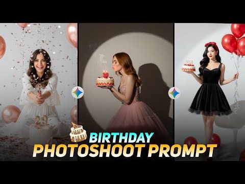 Trending Birthday Photoshoot Ai Photo Editing Prompts | Gemini Photo Editing