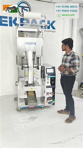 🍿 Affordable Snacks Packing Machine for Startups | TEKPACK Tamil Nadu 🏭 #SnacksPackingMachine