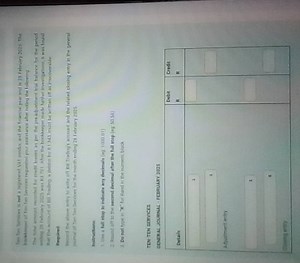 Ten Ten Services is not a registered VAT vendor, and the financ... | Filo
