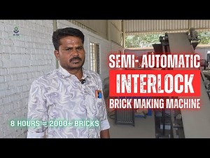 Interlock Brick Making Machine | 2000+ Bricks Per Day | Veltech Industries