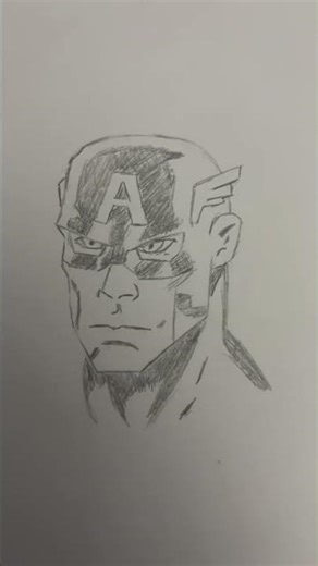 Drawing Captain America. how did i do?