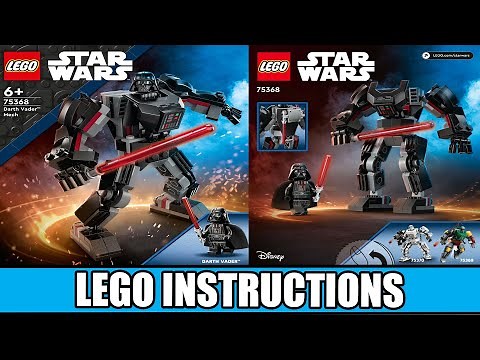 LEGO Instructions | Star Wars | 75368 | Darth Vader Mech