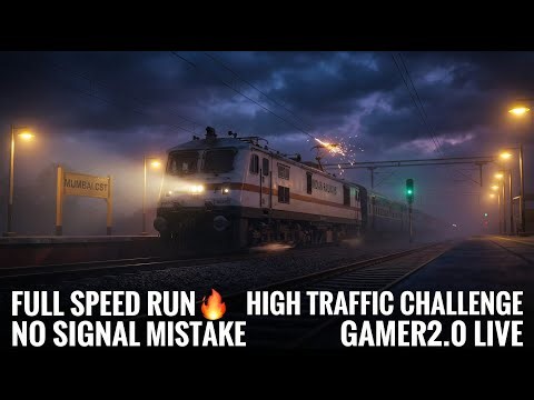 🚆 Full Speed Indian Railways LIVE | Zero Signal Challenge 🔥