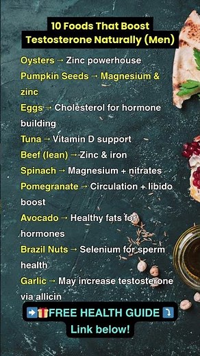 10 Foods That Boost Testosterone