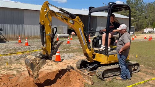 “Women in Construction” Students had the opportunity to operate a mini excavator, how to change a tire, wire an electrical outlet, secure a ratchet strap, etc. Thank you to LCSD Operations staff and LCSD CTE teachers for such a fun learning environment!